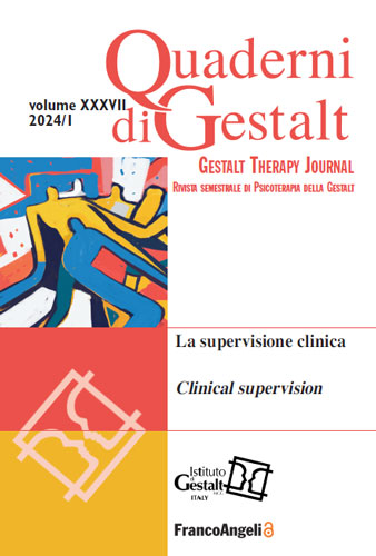 Contenuti Quaderni di Gestalt 2024-1 La supervisione clinica